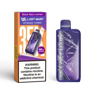LOST MARY MT35000 TURBO 5% - Black Razz Lemon