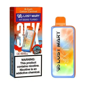 LOST MARY MT35000 TURBO 5% - B-Gum Cotton Candy